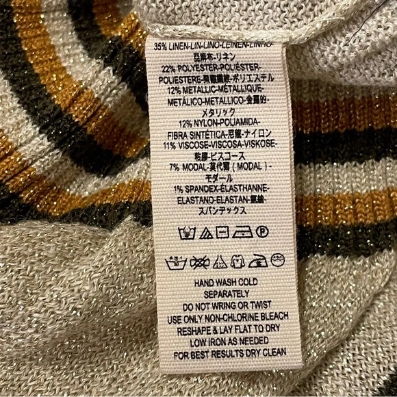 FREE PEOPLE NWOT Gold Dust Pullover‎ Top in Moss - Picture 9 of 10